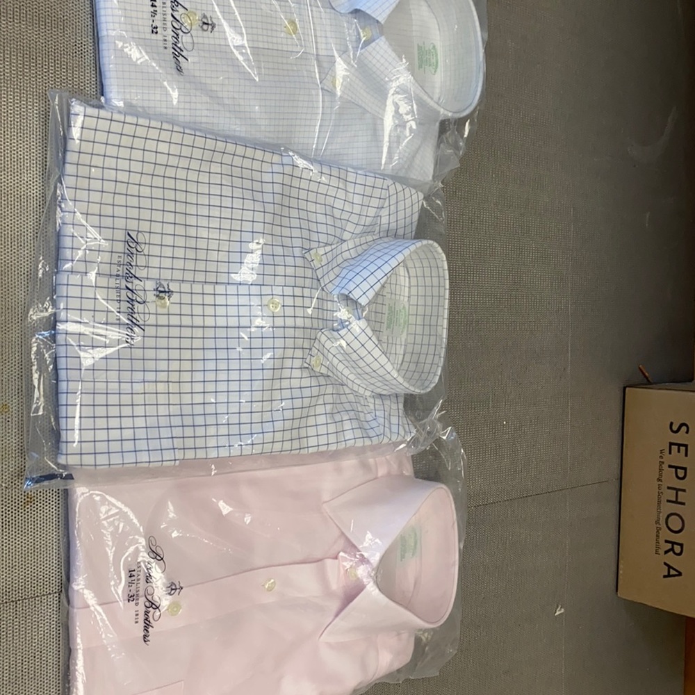 Brooks brothers dress shirts ! All 3!